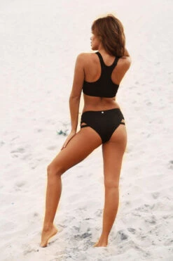 Lunalae Alexi Top - Black -Pole Dance Clothing Shop 1015 1001 blk