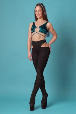 HotCakes Polewear Voyeur Leggings - Black 9 HotCakes Polewear Voyeur Leggings - Black -Pole Dance Clothing Shop 11 HotCakes 22 241