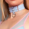 Rolling Halo Choker - Blue