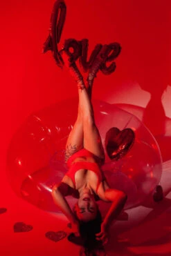 Pole Addict Bliss Top - Red 7 Pole Addict Bliss Top - Red -Pole Dance Clothing Shop 15