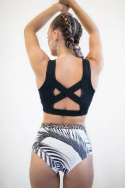 Pole Addict Cross Back Top - Agatha -Pole Dance Clothing Shop 1594 022