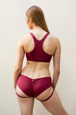 Lunalae Lure You Low-Rise Garter Shorts - Wine -Pole Dance Clothing Shop 18 dc798dfb 4ebd 47cc 9ec3 ef477c2e9087 1