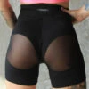 Yurchak Black Eyed Peach Shorts - Black