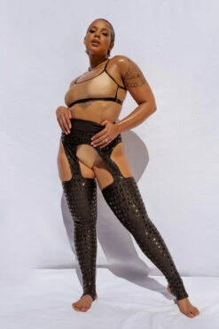 CXIX Gecko Grip Cowgirl Leggings - Black 17 CXIX Gecko Grip Cowgirl Leggings - Black -Pole Dance Clothing Shop 20 09 24CreaturesofXIX 65