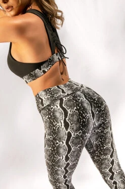 CXIX Gecko Grip Leggings - Black Mamba -Pole Dance Clothing Shop 20 12 10Creatures 10 1