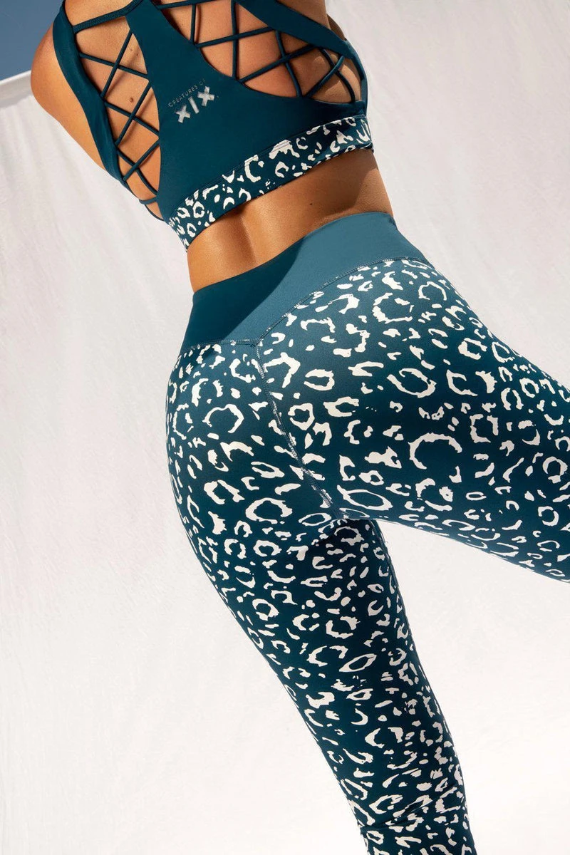 CXIX Gecko Grip Leggings - Twilight Leopard 2 CXIX Gecko Grip Leggings - Twilight Leopard - Image 2