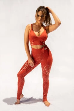 CXIX Fya Gecko Grip Leggings - Red 9 CXIX Fya Gecko Grip Leggings - Red -Pole Dance Clothing Shop 20 12 10Creatures 93