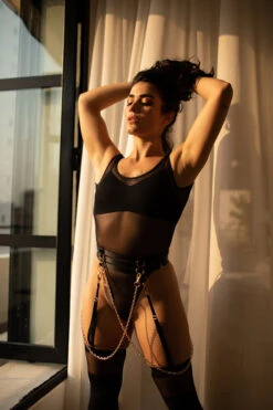 Rolling Halo Harness - Black 13 Rolling Halo Harness - Black -Pole Dance Clothing Shop 201007 RollingBrand 2058