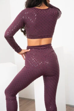 Lunalae Sticky Grip Long Sleeved Top - Recycled Mulberry -Pole Dance Clothing Shop 20210209 LunaLae 331 4db2f3c2 74c7 4674 8cfb df0d30d42107 1