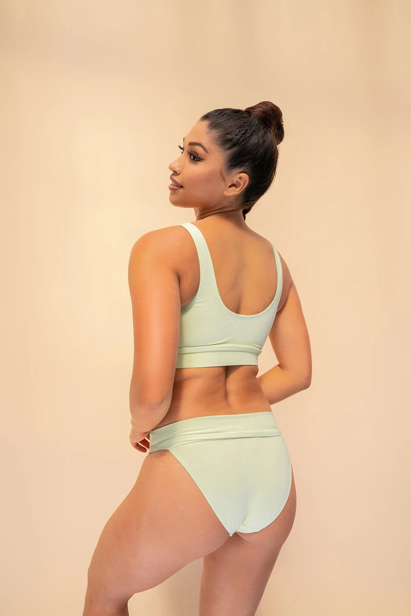 Lunalae Venus Top - Recycled Light Green 5 Lunalae Venus Top - Recycled Light Green - Image 5