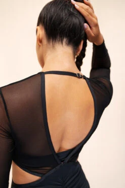 Lunalae Diana Bodysuit - Recycled Black -Pole Dance Clothing Shop 2021101 LunaLae1688 1