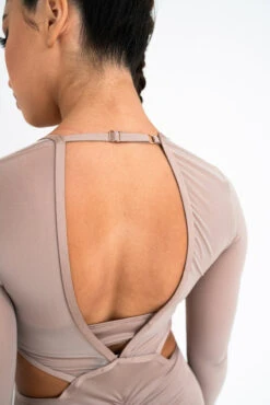 Lunalae Diana Bodysuit - Recycled Mocha -Pole Dance Clothing Shop 2021101 LunaLae4608 1