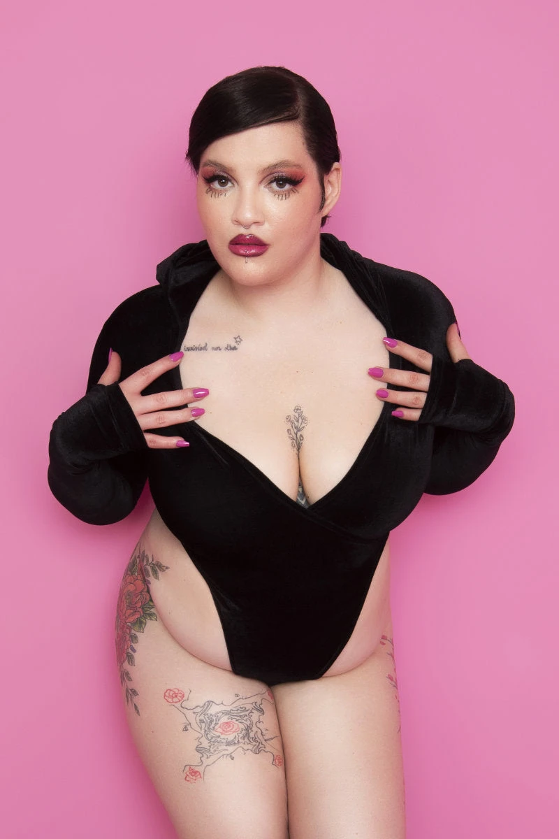 Rolling Paris Bodysuit - Black 3 Rolling Paris Bodysuit - Black - Image 3