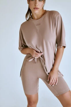 CXIX LuxLounge Biker Shorts - Taupe -Pole Dance Clothing Shop 21 04 22Creatures 158