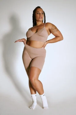 CXIX LuxLounge Triangle Top - Taupe -Pole Dance Clothing Shop 21 04 22Creatures 61