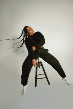 CXIX Oversized Jogger Bottoms - Black -Pole Dance Clothing Shop 21 04 22Creatures2824 11