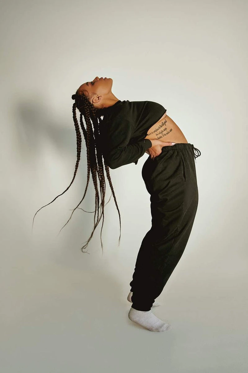 CXIX Oversized Jogger Bottoms - Black 5 CXIX Oversized Jogger Bottoms - Black - Image 5