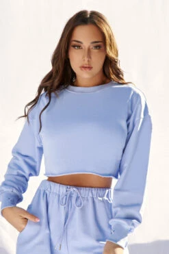 CXIX Oversized Cropped Jumper - Powder Blue 7 CXIX Oversized Cropped Jumper - Powder Blue -Pole Dance Clothing Shop 21 06 25CreaturesofXIX edit 13