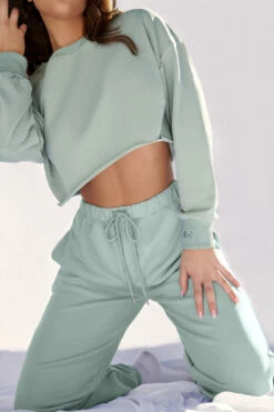 CXIX Oversized Jogger Bottoms - Sage -Pole Dance Clothing Shop 21 06 25CreaturesofXIX edit 8