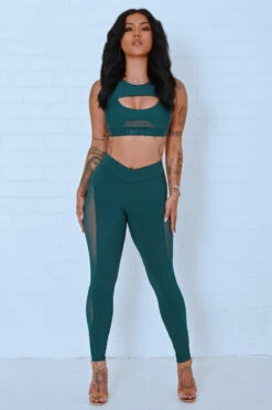 CXIX Baddie Leggings - Teal -Pole Dance Clothing Shop 22 10 06CXIX73800