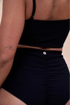 Lunalae High Waist Shorts - Ribbed Black 7 Lunalae High Waist Shorts - Ribbed Black -Pole Dance Clothing Shop 221011 LunaLae 01 0053