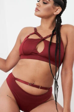 Lunalae Hannah Top - Recycled Burgundy