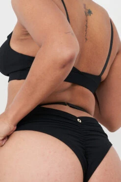 Lunalae Hannah Low Waist Bottoms - Recycled Black -Pole Dance Clothing Shop 221011 LunaLae 51 2044