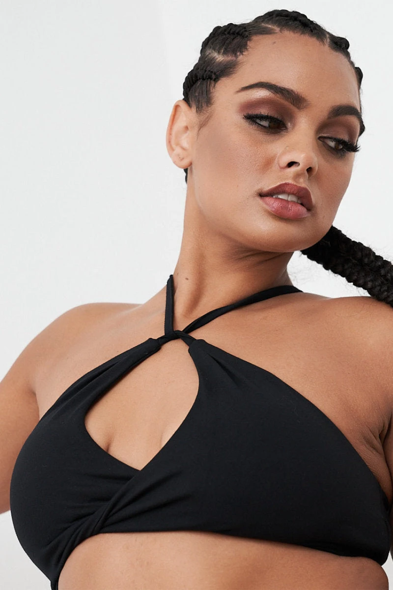 Lunalae Sage Top - Recycled Black 3 Lunalae Sage Top - Recycled Black - Image 3