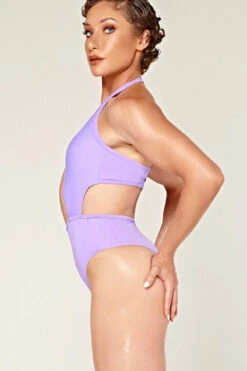 CXIX Dollhaus Halter Bodysuit - Purple -Pole Dance Clothing Shop 23 01 03CXIX 11591 1