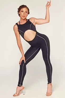 CXIX Dollhaus Jumpsuit - Black -Pole Dance Clothing Shop 23 01 03CXIX 15031