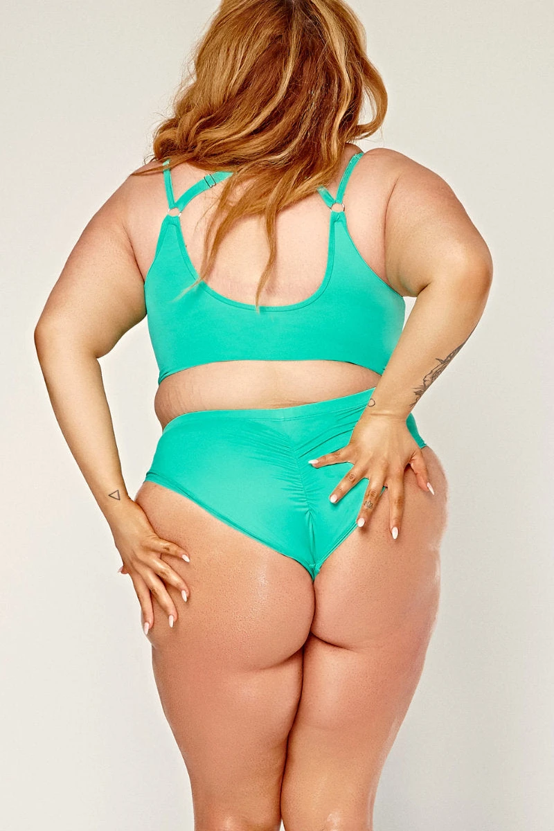 CXIX Dollhaus Choker Top - Aqua 2 CXIX Dollhaus Choker Top - Aqua - Image 2