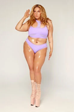 CXIX Dollhaus Low Waist Bottoms - Purple -Pole Dance Clothing Shop 23 01 03CXIX 16171