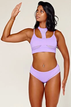 CXIX Dollhaus Choker Top - Purple -Pole Dance Clothing Shop 23 01 03CXIX 17131