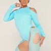 CXIX Dollhaus Mesh Bodysuit - Blue