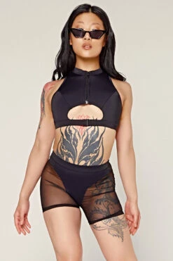 CXIX Dollhaus Sports Bra - Black -Pole Dance Clothing Shop 23 01 03CXIX 6981