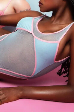 Rolling Vertigo Bodysuit - Blue/Pink -Pole Dance Clothing Shop 23 10 1 192 veCC81rtigo20azul202 1