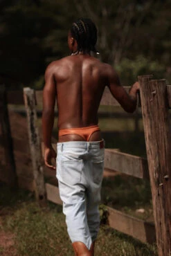 Rolling Men's Wild Cheeky Bottoms - Caramel -Pole Dance Clothing Shop 23 5 3 328 sunga20coast20calcCCA7a