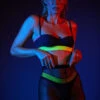 Rolling Alpha Balconette Top - Neon