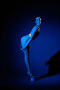 Rolling Pony Bottom Harness - Neon -Pole Dance Clothing Shop 2RollingNeon58