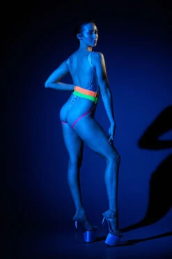 Rolling Pony Bottom Harness - Neon -Pole Dance Clothing Shop 2RollingNeon59