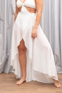 Lunalae High Waist Wrap Dance Skirt - White -Pole Dance Clothing Shop 3 bd18062d ac59 4016 8ff1 0952e8695591