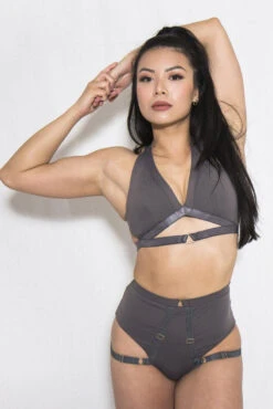 Tatiana Activewear Tokio Shorts - Charcoal -Pole Dance Clothing Shop 4 a9a8d8ed 2244 43cc 9ab2 cb0945005b8e