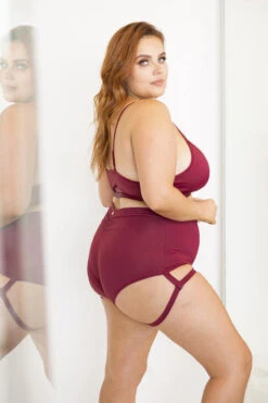 Lunalae Bella Top - Wine 13 Lunalae Bella Top - Wine -Pole Dance Clothing Shop 6R7A8663