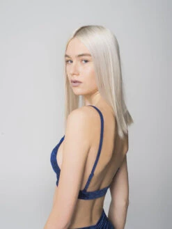 RAD Monica Top - Velvet Navy -Pole Dance Clothing Shop 85a10e6609045c629cb0bad7f80ce9ce