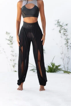 CXIX Snatched Mesh Make Moves Pants - Black -Pole Dance Clothing Shop 9A4A26473030