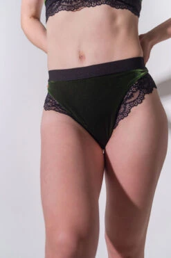 Sorte Velvet Adore Shorts - Seaweed 9 Sorte Velvet Adore Shorts - Seaweed -Pole Dance Clothing Shop ADORE 16 1