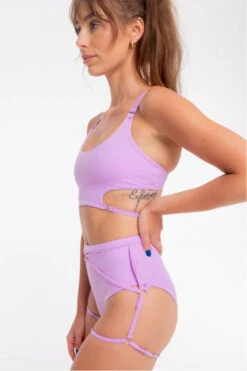 Nona Perkasa Angel Bottoms - Mauve -Pole Dance Clothing Shop AngelMauve04 1