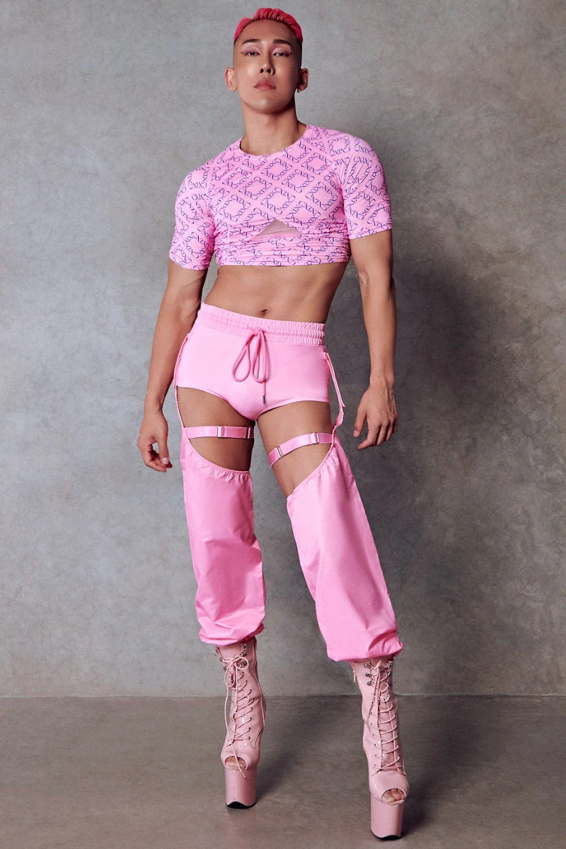 CXIX 119 Chaps - Pink 1 CXIX 119 Chaps - Pink