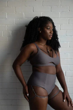 Chantay Polewear Cherryribbon Garter Shorts - Ash -Pole Dance Clothing Shop CherryribbonShorts Ash 1 600x f3d3de89 f043 492f 8948 dbada6f2ff21