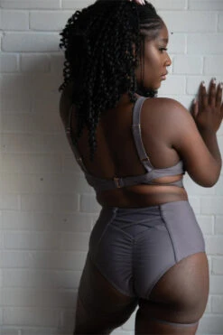 Chantay Polewear Cherryribbon Garter Shorts - Ash -Pole Dance Clothing Shop CherryribbonShorts Ash 4 600x 72886f86 9e8a 44cb 9da2 feaee6e8fee8